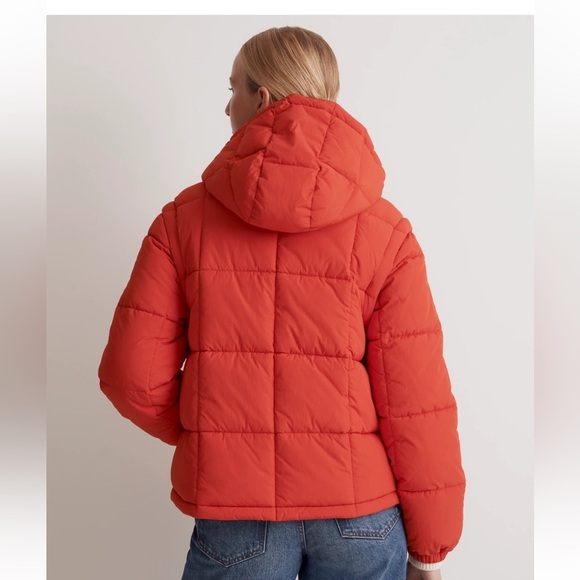 Madewell Modular Quilted Puff Coat - Picture 4 of 13